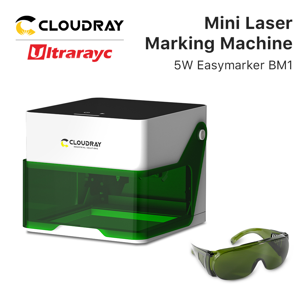 Fiber Laser Marking Machine 30W - Cloudray 5000mw CNC Mini Laser Engraver