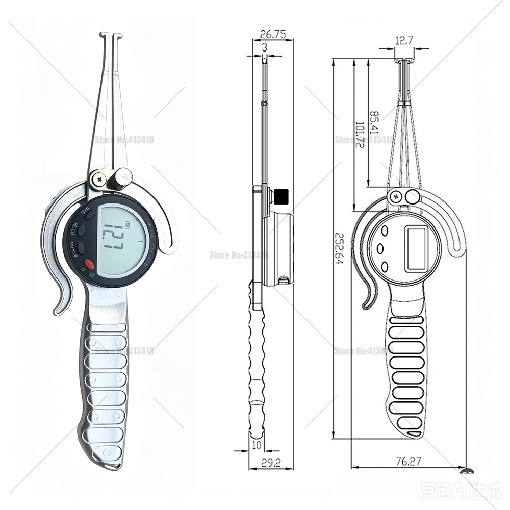 0-6inch 0-8inch External digit - Digital Caliper 150Mm Stainless Steel recension och pris