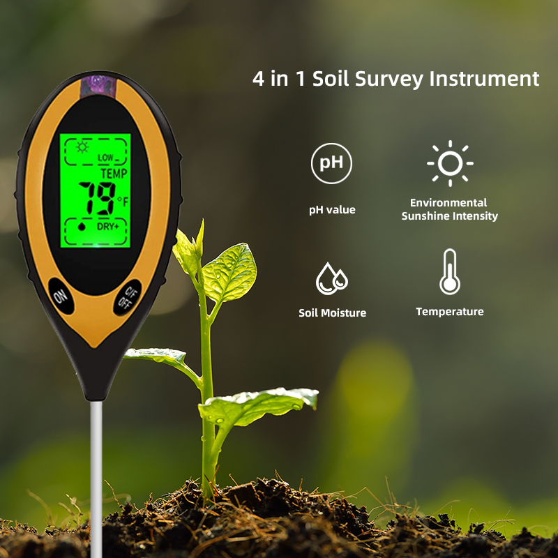 Soil PH Meter Tester Soil Test - Ph Meter Digital Water Tester recension och pris