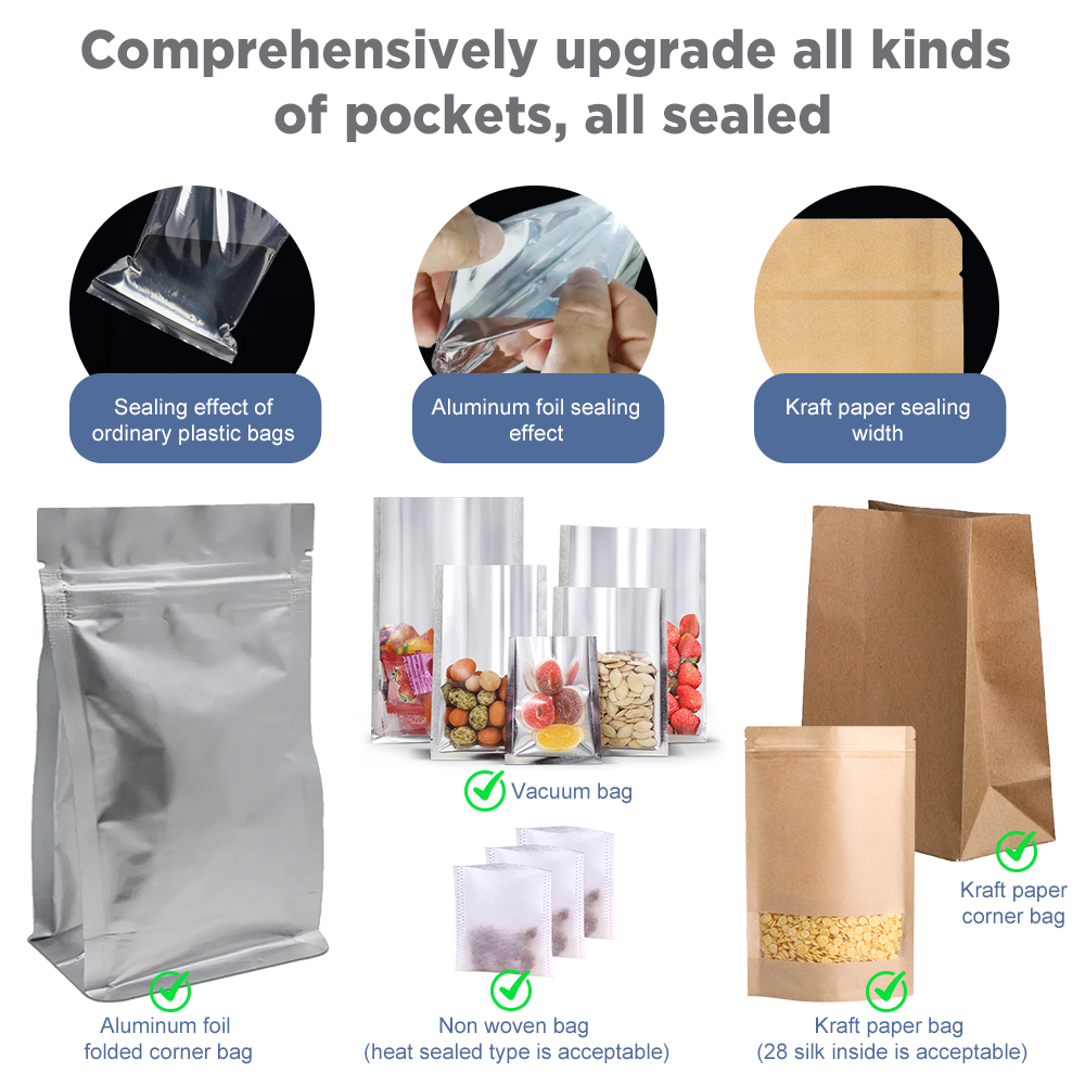 Impulse Sealer Machine Kitchen - Plastic Bag Impulse Heat Sealer recension och pris
