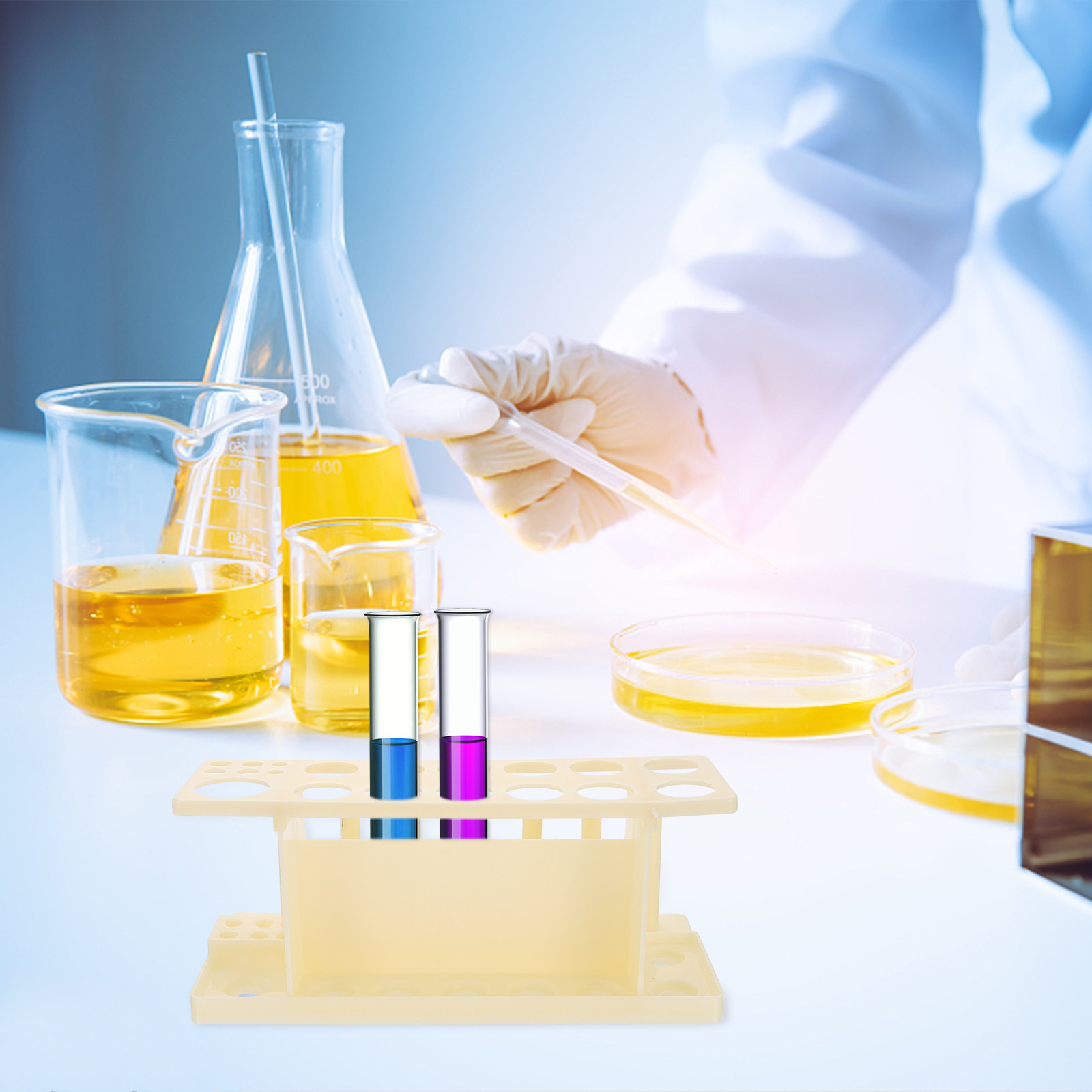 Test Tube Racks Wood Laborator - Lab Equipment recension och pris