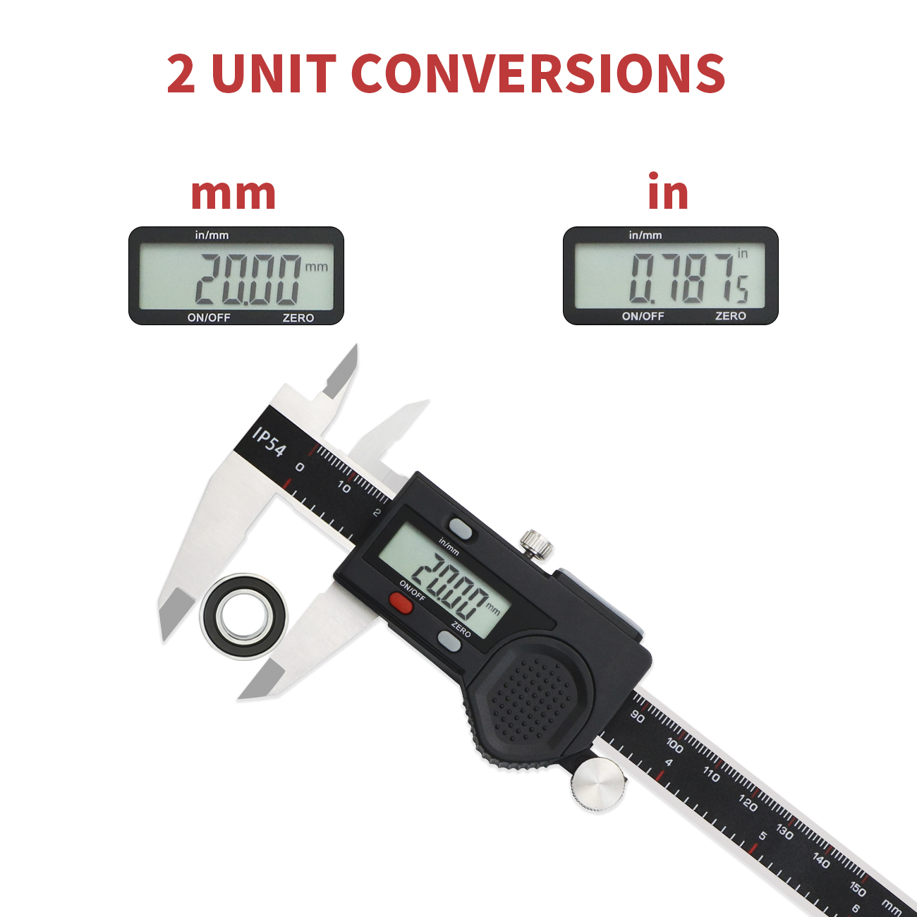SHANHR IP54 Waterproof Digital - Digital Caliper 150Mm Stainless Steel recension och pris