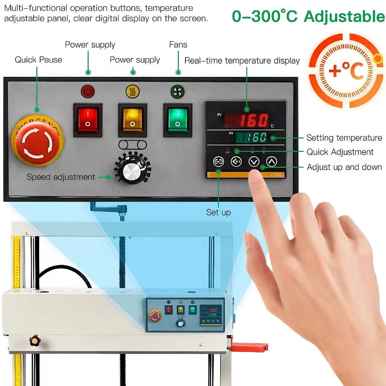 Vertical Continuous Band Seale - Plastic Bag Impulse Heat Sealer recension och pris