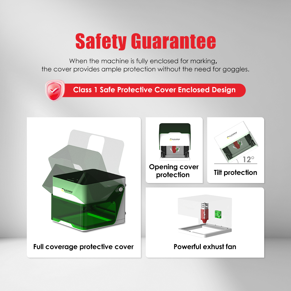 Cloudray 5000mw CNC Mini Laser - Fiber Laser Marking Machine 30W recension och pris