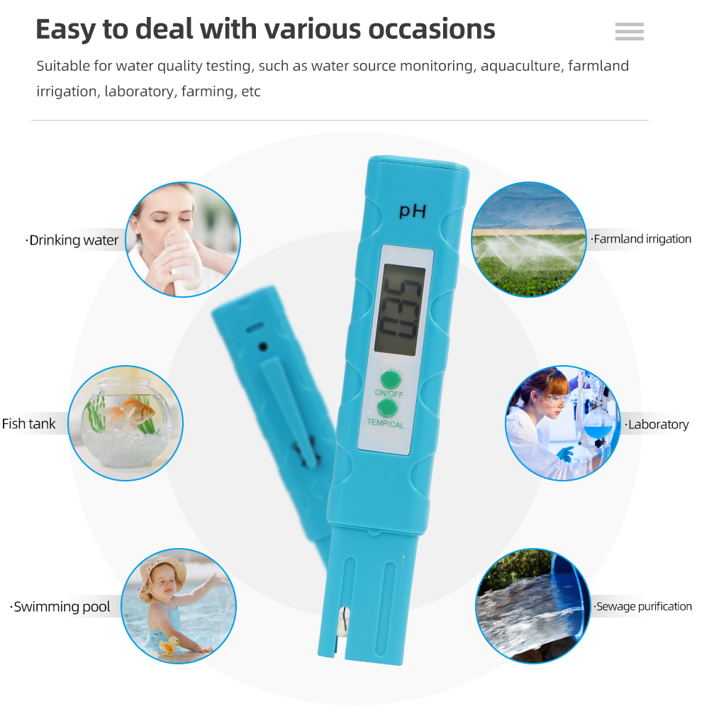 PH Meter Aquarium Pocket Pen 0 - Ph Meter Digital Water Tester recension och pris
