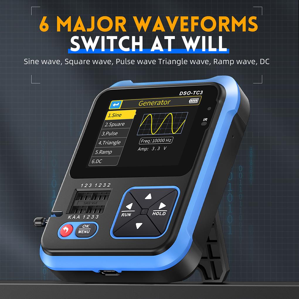 FNIRSI DSO-TC3 3in1 Mini Handh - Fnirsi Digital Oscilloscope Handheld recension och pris